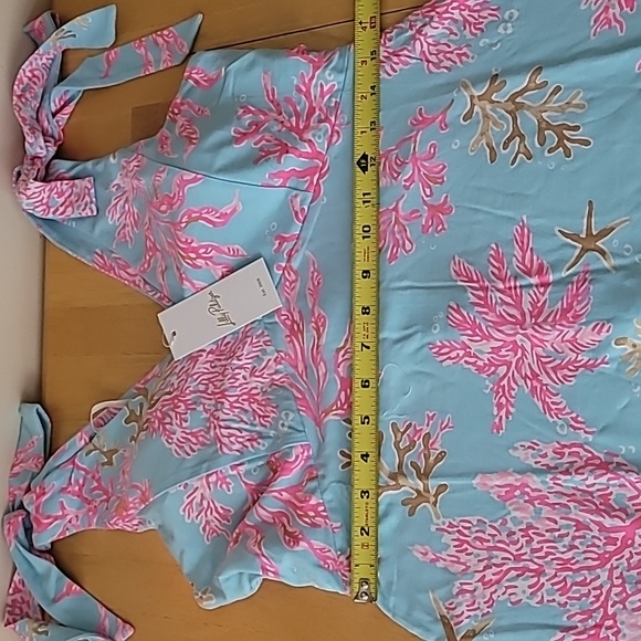 Lilly Pulitzer Aquinnah Maxi Dress in Multi Royal Coral - Picture 4 of 12